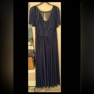 David's Bridal Navy Dress